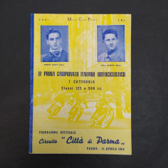 Programma ufficiale Moto Club Parma° Prova Campionato Italiano Motociclismo