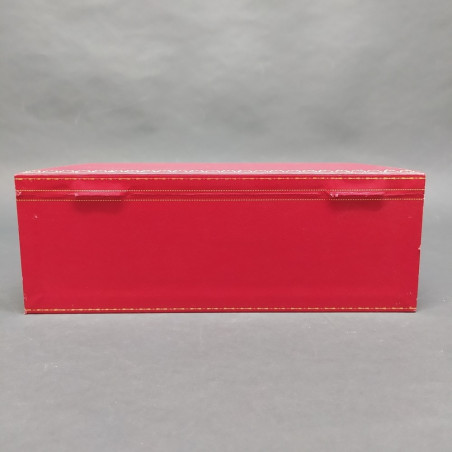 Cofanetto porta penne Cartier  33x18 cm con un vassoio. Linguetta strappata