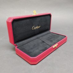 Cofanetto Cartier per orologio 18x8x4 cm. Rivestimento in velluto nero. Ottimo 2