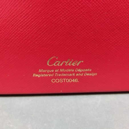 Cofanetto Cartier per orologio 18x8x4 cm. Rivestimento in velluto nero. Ottimo