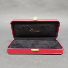 Cofanetto Cartier per orologio 18x8x4 cm. Rivestimento in velluto nero. Colla