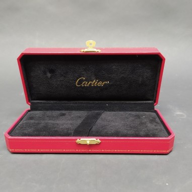 Cofanetto Cartier per orologio 18x8x4 cm. Velluto nero interno. Ottimo stato
