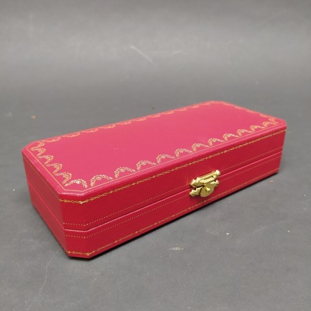 Cofanetto Cartier per orologio 18x8x4 cm. Velluto nero interno. Ottimo stato