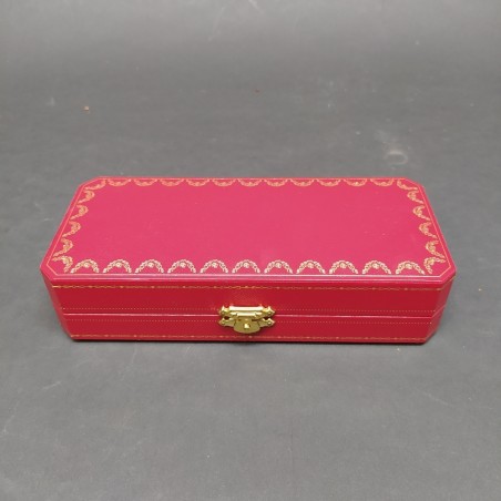 Cofanetto Cartier per orologio 18x8x4 cm. Velluto nero interno. Ottimo stato