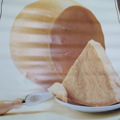 Manifesto pubblicitario Parmigiano Reggiano 138x98 cm. Pieghe, piccolo strappo 2