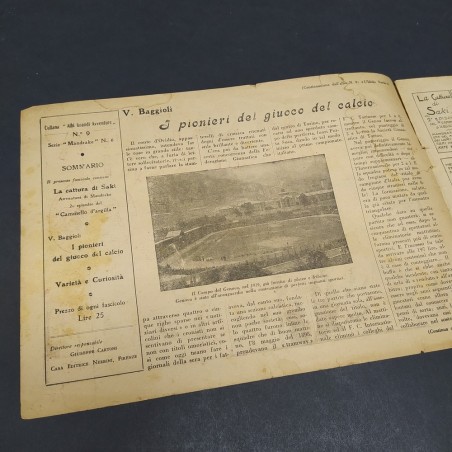 Rivista giovanile La cattura di Saki, Albi grandi avventure n.9, 1946. Strappi