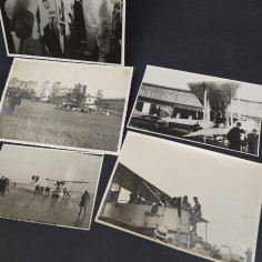 Lotto di 5 fotografie dell'aviazione militare della II guerra, dimensioni varie 2