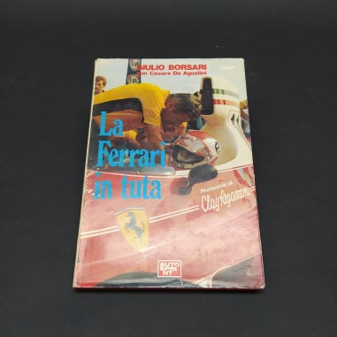 Libro La Ferrari in tuta, Giulio Borsari, Autosprint 1980, copertina rigida