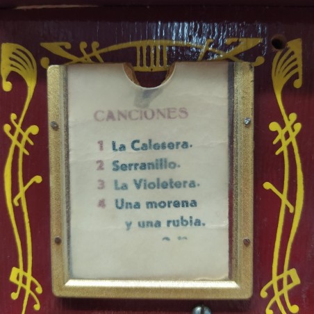 Organetto a mano spagnolo Verbena Reig usato da revisionare