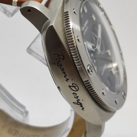 Orologio polso uomo Automatico Pagani Design riserva di carica + cinturino