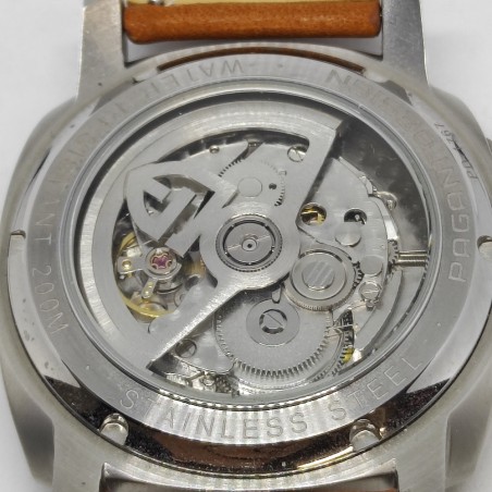 Orologio polso uomo Automatico Pagani Design riserva di carica + cinturino
