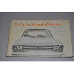 FORD 69 CORTINA MANUALE DI ISTRUZIONI USO MANUTENZIONE 1968 - SEGNI A PENNA