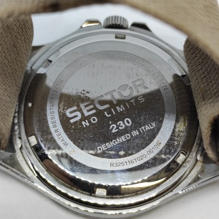 Orologio Sector No Limits 230 mov. quarzo usato + cinturino Nato