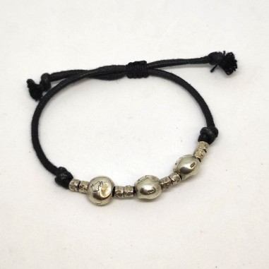 Bracciale donna Dodo perle in argento usato