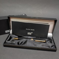 Penna a sfera Montblanc fusto nero pari nuovo scatola e libretto