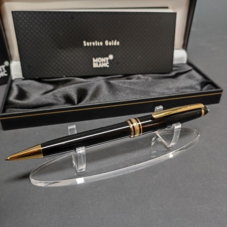 Penna a sfera Montblanc fusto nero pari nuovo scatola e libretto