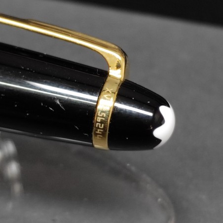 Penna a sfera Montblanc fusto nero pari nuovo scatola e libretto