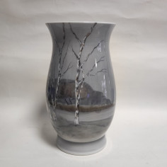 Vaso porcellana B&G Copenhagen alberi invernali h. 30 cm