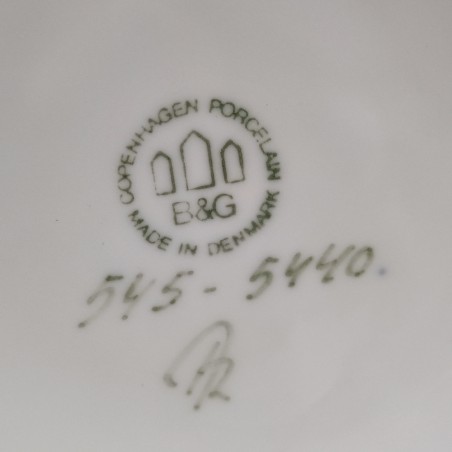 Vaso porcellana B&G Copenhagen alberi invernali h. 30 cm