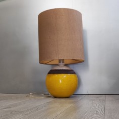 Lampada da tavolo forma sferica Aldo Londi per Bitossi