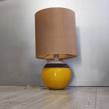 Lampada da tavolo forma sferica Aldo Londi per Bitossi