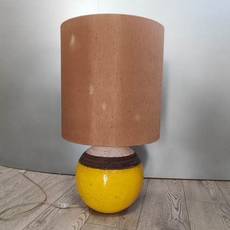 Lampada da tavolo forma sferica Aldo Londi per Bitossi