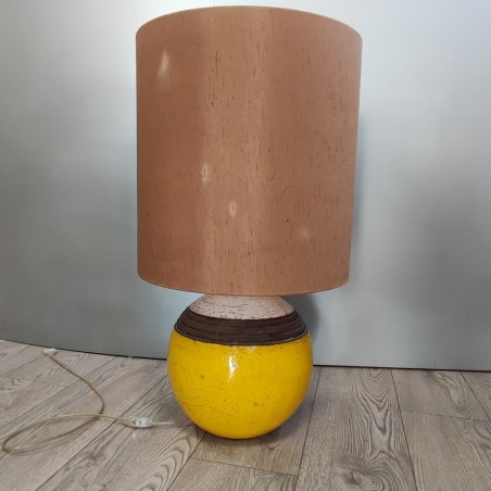 Lampada da tavolo forma sferica Aldo Londi per Bitossi