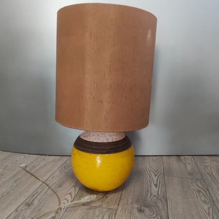 Lampada da tavolo forma sferica Aldo Londi per Bitossi