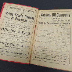 Volumetto Primo annuario dell'Aeronautica 1910 TCI 2