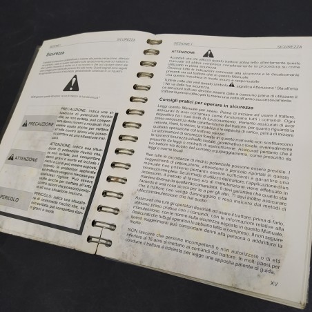 Libretto uso e manutenzione trattore Lamborghini R1.35 45 e 55