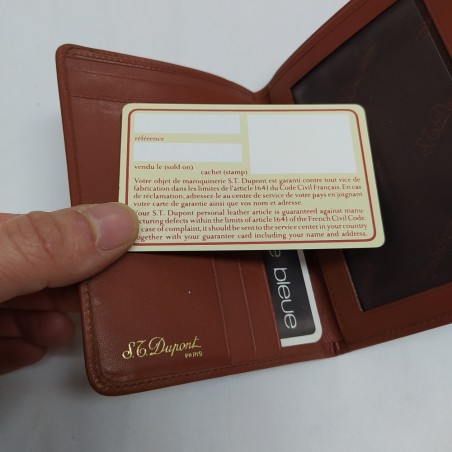Pelletteria Dupont, porta documenti, banconote, cartedi credito nuovo