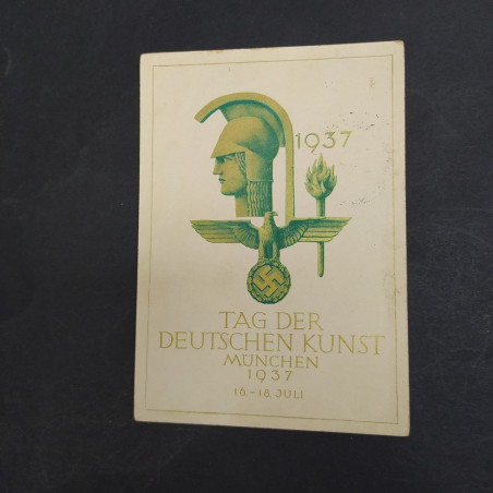 Cartolina Tag Der Deutschen Kunst Munchen 1937 viaggiata