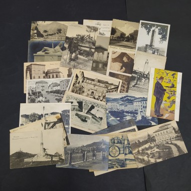 Lotto di 27 cartoline paesaggistiche cittadine anni 30/40
