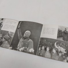 Pieghevole opuscolo RSI Mussolini per l'Italia Repubblicana 2