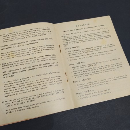 Libretto uso e manutenzione ciclomotore Malaguti motore Morini Gyromat
