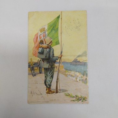 Cartolina postale illustrata Tripolitania  e Cirenaica 1912