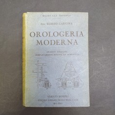Hoepli Orologeria Moderna Ing. Egidio Garuffa 4° edizione 1931