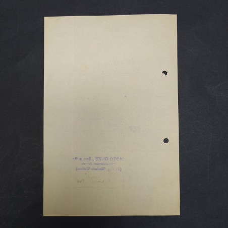 Lettera Moto Guzzi per ufficio acquisti Termovolt Bologna 1948