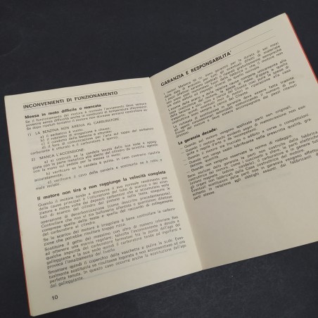 Libretto Istruzioni Motori Malanca mod. Duplimatic con frizione automatica