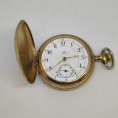 Orologio da tasca cipolla Omega Grand Prix oro 10 kt