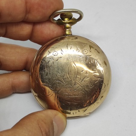 Orologio da tasca cipolla Omega Grand Prix oro 10 kt