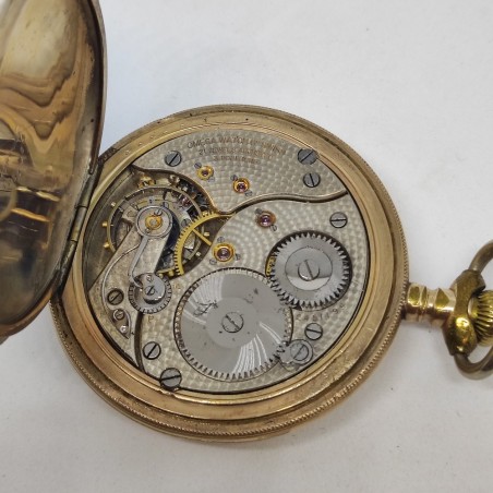 Orologio da tasca cipolla Omega Grand Prix oro 10 kt