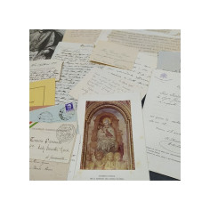 Lotto di lettere, biglietti e documenti anni '30, vari ecclesiastici. Buono 2