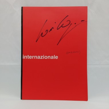Cartellina Autodromo internazionale del Mugello con autografo di Loris Capirossi