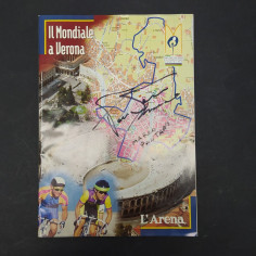 Rivista Il Mondiale a Verona per i mondiali di ciclismo 1999 con autografi