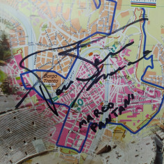 Rivista Il Mondiale a Verona per i mondiali di ciclismo 1999 con autografi 2