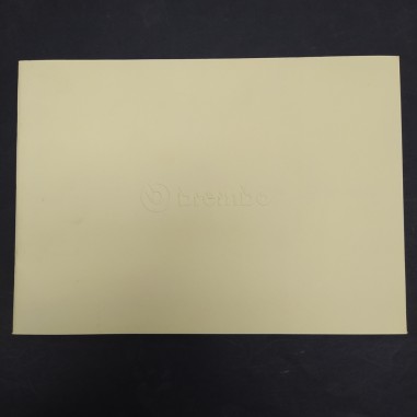 Brochure aziendale dei freni Brembo. Leggero alone ingrigito in copertina