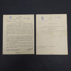 Lotto di 2 documenti Ministero delle comunicazioni e Trasporti 1925 e 1953