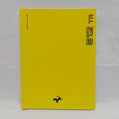 Libretto uso e manutenzione auto Ferrari 512 TR multilingue 1994. Ottimo