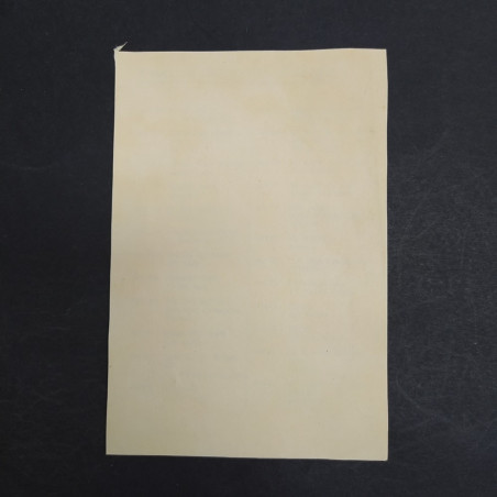 Cartolina con autografo di Mina. Si nota un leggero ingrigimento